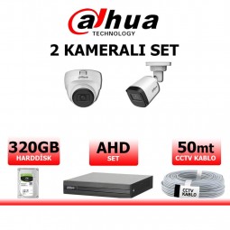 Dahua 2mp 2 Kameralı Ahd Kamera Sistemi Dahua 2mp 2 Kameralı Ahd Kamera Sistemi